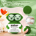 LEJIAJINW Handmade Mini Peas Gift for Sister Best Friend Cute Valentine by Deal US