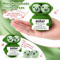 LEJIAJINW Handmade Mini Peas Gift for Sister Best Friend Cute Valentine by Deal US