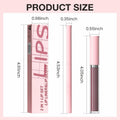 BestBy08/27 evpct Lip Liner Pencil & Lip Gloss Set Plum Purple 06# by Deal US