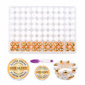 96PCS Silicone Beads Kit 15mm Round Rubber Beads 2 Colors DIY Crafts by Deal US