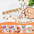 96PCS Silicone Beads Kit 15mm Round Rubber Beads 2 Colors DIY Crafts by Deal US