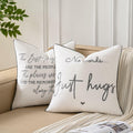 Sunkifover Embroidered Decorative Throw Pillow Cover 18x18 Grey by Deal US
