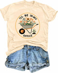 Hoeing Ain't Easy Women's Gardening T-Shirt Floral Garden Lover Gift Cyan Size by Deal US