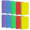 Fantasyon Spiral Memo Books 3x5in Lined 50 Sheets 10 Pack A7-Morandi by Deal US