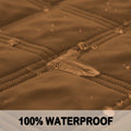 fuguitex Waterproof Reversible Dog Blanket Brown Size 30x53 by Deal US