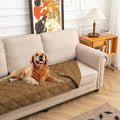 fuguitex Waterproof Reversible Dog Blanket Brown Size 30x53 by Deal US