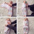 Ziggy Baby Swaddle Blanket Adjustable Wrap 3Pack Pink Peony Heart Plaid Size S/M by Deal US