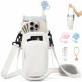 Stanley Cup 3D Embossed Neoprene 40oz Carrier Bag with Strap & Accessories by Deal US