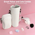 Stanley Cup 3D Embossed Neoprene 40oz Carrier Bag with Strap & Accessories by Deal US