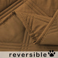fuguitex Waterproof Reversible Dog Blanket Brown Size 30x53 by Deal US
