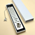 LovizoL Graduation Bookmark 2025 Silver Stainless Steel 1 Pack 1.5x5.12" by Deal US