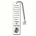 LovizoL Graduation Bookmark 2025 Silver Stainless Steel 1 Pack 1.5x5.12" by Deal US