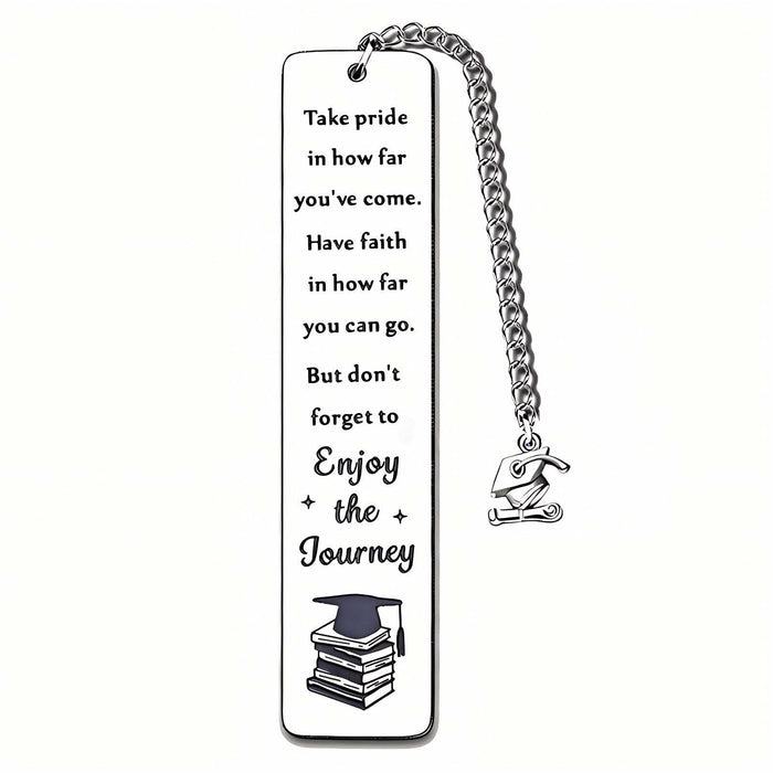 LovizoL Graduation Bookmark 2025 Silver Stainless Steel 1 Pack 1.5x5.12" by Deal US