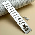 LovizoL Graduation Bookmark 2025 Silver Stainless Steel 1 Pack 1.5x5.12" by Deal US