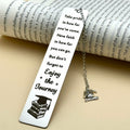 LovizoL Graduation Bookmark 2025 Silver Stainless Steel 1 Pack 1.5x5.12" by Deal US