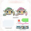 Tontut 2 Pcs Diamond Art Painting DIY Turtle Shape Desktop Jewelry Kits by Deal US