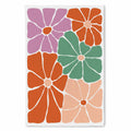 OFJE Boho Abstract Floral Kitchen Towels Set of 2 16x24 Bathroom Decor by Deal US