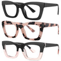 [Like New] Okany Blue Light Blocking Glasses for Women Men Anti Eyestrain UV 3 Pack by Deal US