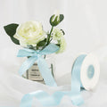DINDOSAL Satin Ribbon 1 Inch Double Face Turquoise 25 Yards Wedding Decor by Deal US