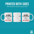 Oh Look My Wife's Last Nerve Sarcastic Funny Ceramic Mug 11 oz White by Deal US