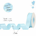 DINDOSAL Satin Ribbon 1 Inch Double Face Turquoise 25 Yards Wedding Decor by Deal US