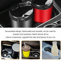 Kewucn Bling Paw Car Cup Holder Coasters 2PCS Dark Blue Rhinestone by Deal US