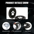 Kewucn Bling Paw Car Cup Holder Coasters 2PCS Dark Blue Rhinestone by Deal US