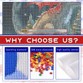 Focart Diamond Painting Kit 12x12 Bull Design Round Drill Crystal Rhinestone by Deal US