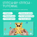 Geynaw Crochet Kit for Beginners Amigurumi Stuffed Animals Tiger by Deal US
