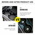 Kewucn Bling Paw Car Cup Holder Coasters 2PCS Dark Blue Rhinestone by Deal US