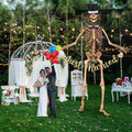 VioraWhite Skeleton Costume Accessories Banner Bow Tie Just Married by Deal US