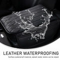 Yumfugu Car Center Console Armrest Cover Leather Memory Foam Beige 12.59x8.66 by Deal US