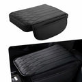 Yumfugu Car Center Console Armrest Cover Leather Memory Foam Beige 12.59x8.66 by Deal US