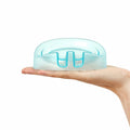 Self Draining Soap Dishes 2-Pack Waterfall Drainer Holder Blue Bathroom Kitchen by Deal US