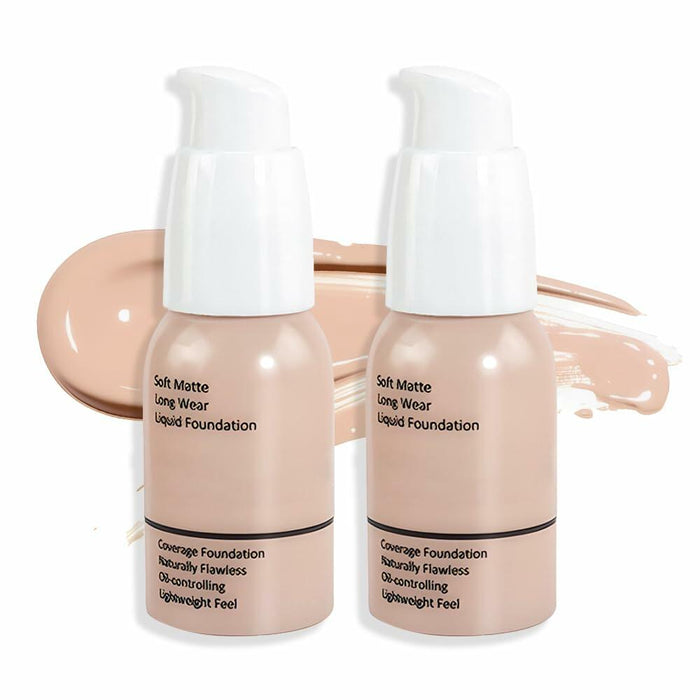 Matte Liquid Full Coverage Foundation Makeup 06 Toffee 1 Pack by Deal US