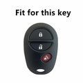 Ezzy Auto Silicone Key Fob Case Cover for Toyota Black Rose by Deal US