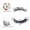 Miss Kiss Butterfly Russian Curl False Eyelashes 14MM Black 2 Pairs + 2 Brushes by Deal US