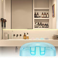 Self Draining Soap Dishes 2-Pack Waterfall Drainer Holder Blue Bathroom Kitchen by Deal US