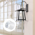 2Pcs Light Socket Shade Ring Metal Collar 1.5in Thread E26 E27 Ceramic White by Deal US