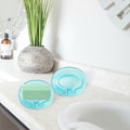 Self Draining Soap Dishes 2-Pack Waterfall Drainer Holder Blue Bathroom Kitchen by Deal US
