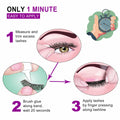 Miss Kiss Butterfly Russian Curl False Eyelashes 14MM Black 2 Pairs + 2 Brushes by Deal US