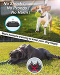 No Shock Dog Training Collar Remote Vibrate Safe Lock Waterproof Black by Deal US