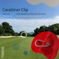rsmon Cotton Golf Towels 20x17 Inch Red Navy Blue White Pack of 3 by Deal US