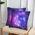 Tebjh Galaxy Star Pillow Covers 18x18 2-Pack Blue Nebula Throw Pillows by Deal US