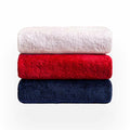 rsmon Cotton Golf Towels 20x17 Inch Red Navy Blue White Pack of 3 by Deal US