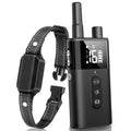 No Shock Dog Training Collar Remote Vibrate Safe Lock Waterproof Black by Deal US