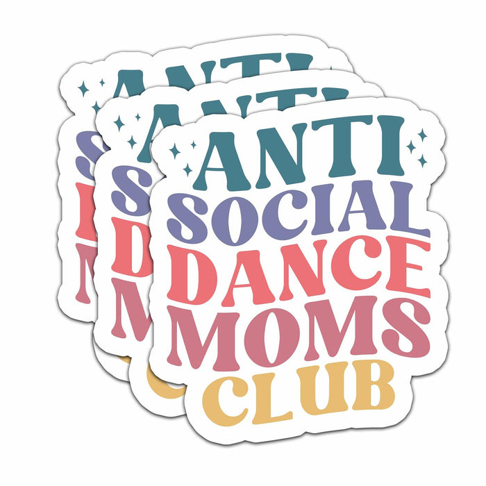(3Pcs) In My Dance Mom Era Sticker Waterproof Vinyl 3x2.8 Inch Decal by Deal US