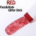 UCANBE Red Body Glitter Stick Chunky Makeup for Face Hair Lips by Deal US
