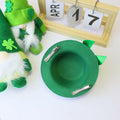 St. Patrick’s Day Leprechaun Top Hat Hair Bow Clips Green Clover Shamrock by Deal US