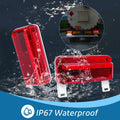 EXERAUO 77 LED RV Tail Lights Brake Stop Turn Waterproof Red HDD-020 by Deal US
